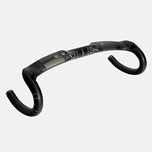 Cintre VTT et route carbone 31.8mm finition brillante haut de gamme