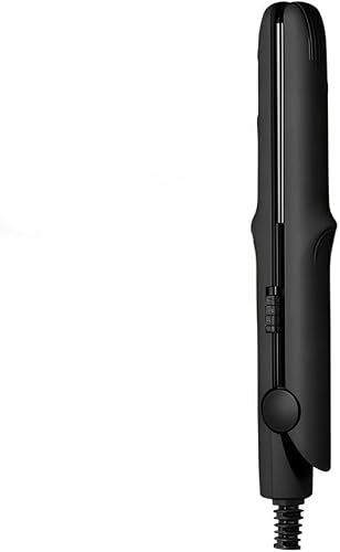 Enzo - Custom Professional 2 In 1 Hair Straightener Mini Hair Curler Multi-Function Ceramic Fast Heat Flat Iron Curling Iron - Black