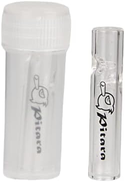 Pitara (5-10-20-50 Pack) Ultra Premium Pitara Glass Rolling Tips - Cigarette Tip Holder - Great for Hand Rolls - Glass Rolling Tips Bulk - Thin Round end (5)