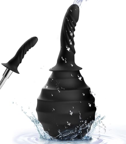 TheGreen Einlauf Zur Darmreinigung -Klistiere Zur Darmentleerung Für Männerr Und Frau, Irrigator Darmspülung 380ml Medizinischen Silikon Klistier, 1 Pack Portable