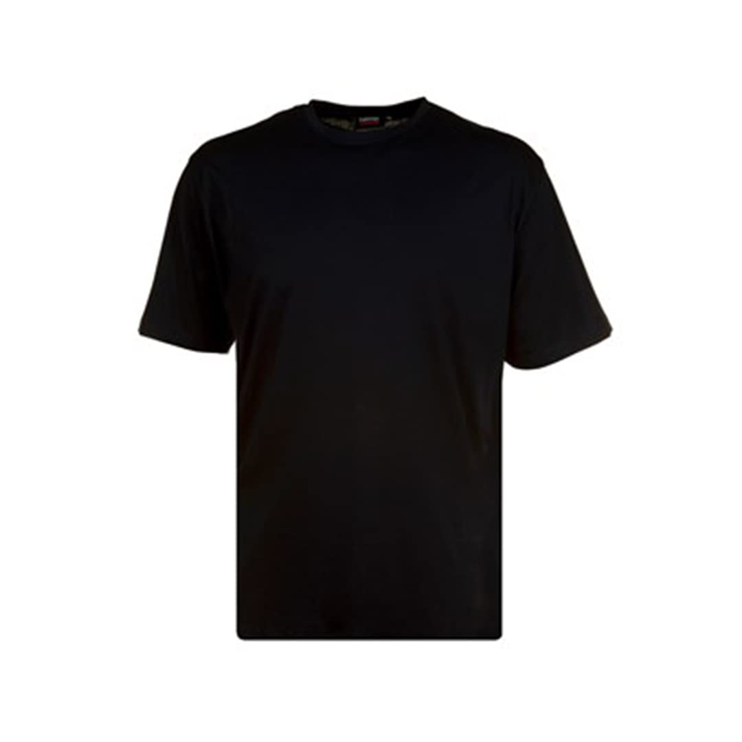 Espionage Mens Adults Kingsize Big Size Crew Neck Round Plain T-Shirt Short Sleeve 4XL Navy (T015)