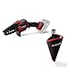 Einhell Akku-Astkettensäge GE-PS 18/15 Li Holster Kit Power X-Change (18 V, Brushless, 12,5 cm Schnittlänge, werkzeugloser Schwert-/Kettenwechsel, inkl. Holster, ohne Akku)