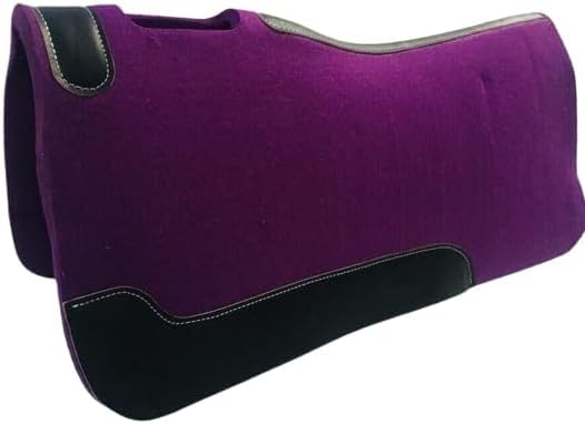 Western horse Felt Sottosella/sottosella sagomato in feltro di lana di alta qualità nelle misure 81,28 x 81,28 cm e 76,2 x 76,2 cm A09 (81,28 x 81,28 cm)