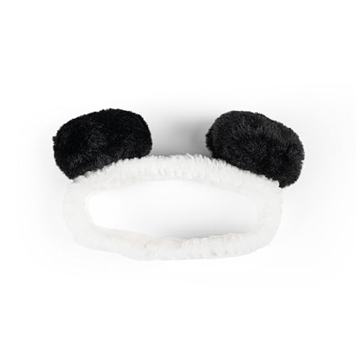 MOFU MOFU - Fascia Plush Ufficiale Mofu Mofu, Fascia Elasticizzata per Viso e Capelli, con Orecchie Peluche 3D, Ideale per Beauty Routine, 18x12x28 cm