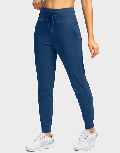 Image of Soothfeel Womens Joggers with Zipper Pockets High Waisted Sweatpants Athletic Leggings Pants for Workout Running Yoga
