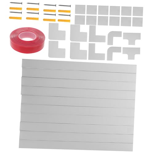 POPETPOP Kit De Canaletas para Ocultar Cables Autoadhesivo, Cubre Cable PVC 40mm Grueso Resistente Al Fuego, Sistema Organizado para Hogar y Oficina, Color Blanco, Tamaño 40cm x 3cm x 1.5cm