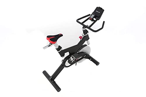 SOLE Fitness SB700 Light Upright Indoor Stationary Bike Home and Gym Exercise Equipment Smooth and Quiet Versatile for Any Workout Bluetooth and USB Compatible