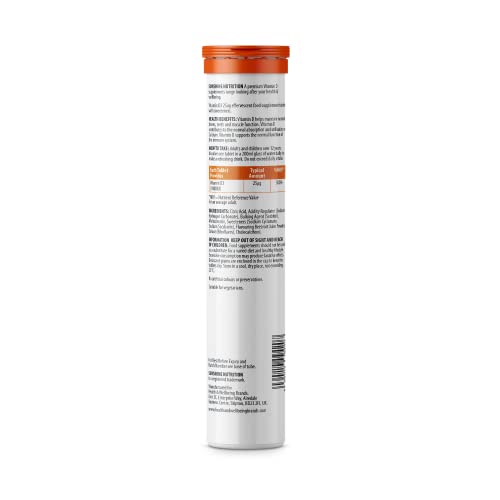 Vitamin D Effervescent 1000IU Orange Flavour 20 Tablets per Tube (6 Pack, Orange) - Image 8