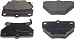 Wagner ThermoQuiet QC823 Ceramic Disc Pad Set, Rear