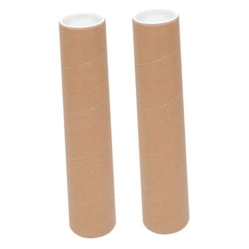 MUCKLILY 2pcs Heavy Duty Mailing Tube Shipping Container Lights Tubing Clear Mailing Tubes Coins Holder Poster Carrying Case Heat Shrink Tube Poster Storage Poster Tube Preroll Tubes Abs