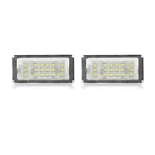 Luz matrícula LED impermeable blanca para BMW E46 M3 2D con sellado hermético 2 Uds