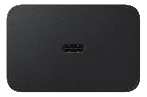 Image of Samsung-Original 45W Super Fast Charger Adapter Compatible with Samsung Galaxy S24 /S23 /S22 /S21 /S20 (Ultra /Plus /Fe), Note 20 /20+ /10(All Series),Flip /S /A /F /M Series | Type C PD 3.0 Charger Adapter,Black