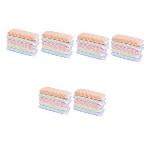 20 台所用スポンジ 台所用スポンジブラシ 台所用スポンジブラシ たわし クリーニングパッド クリーニングクロス 洗車用品 フラワーポット (15X8X2CMx3pcs)