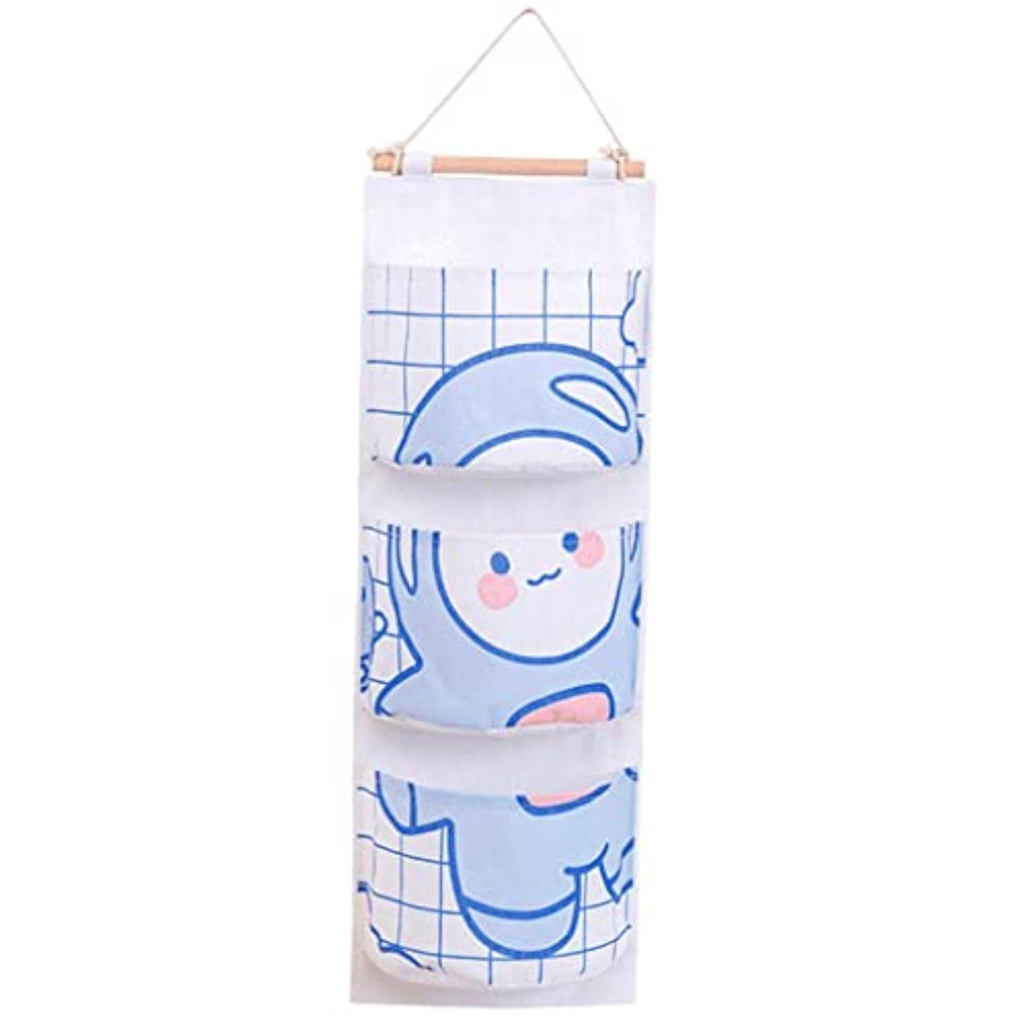 Wall Hanging Storage Bag 3 Pockets Organizer for Home