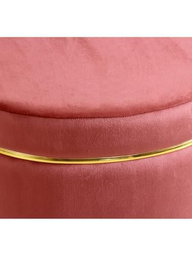 Image of Pouffes Sitting Stool for Living Room, Puffy Wooden Ottoman | Round Pouffe for Living Room & Bedroom | Pouf for Office & Home Decoration & Modern Seating Stool (Cmbo-Gajri)
