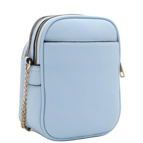 Image of FashionPuzzle Multi Pocket PU Leather Casual Medium Crossbody Bag with Adjustable Strap
