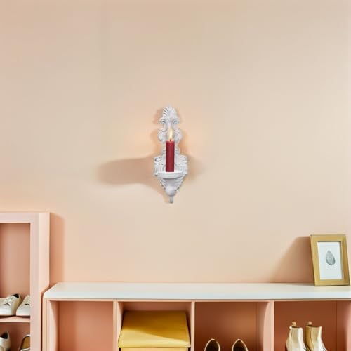 Candelabro de pared de hierro Cabilock con diseño vintage para decoraciones elegantes 7