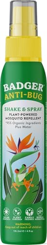 Badger Bug Spray, DEET-Free Citronella, Non-Toxic, Vegan, 4 ...