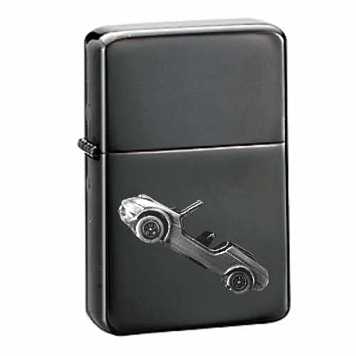 Briquet à essence rechargeable nymphe : idée cadeau rétro effet étain vieilli