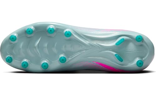Nike Mercurial Vapor 16 Pro AG-Pro Low-Top Soccer Cleats (FQ8684-301, Ocean Cube/Pink Blast)4