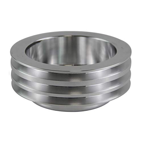 Aluminium Triple Groove Crankshaft Pulley 3 Groove LWP Long Water Pump For SB Chevy SBC 350 Crank SWP Short Small Block Chevy
