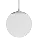 Progress Lighting P4401-29 Opal Cased Globes Provide Evenly Diffused Illumination White Cord, Canopy and Cap, Satin White 8-Inch Diameter x 8-Inch Height