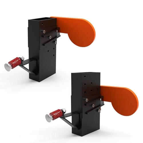 BLANCOHABIL 2x4 Steel Target Hanger with Adjustable Shooting Steel Targets Holders for 3/8