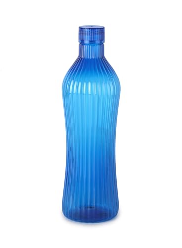 Image of CELLO Oasis Water Bottles Set of 3 Pcs For Daily Use, 1000ml Each Multicolor | Stylish & Unbreakable BPA-Free Leakproof Spill Proof Fridge Safe Pet Water Bottle For School, Office, Kitchen & Travel