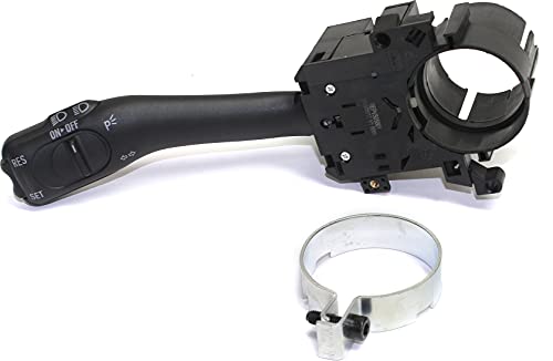 Garage-Pro Turn Signal Switch Compatible with 2002-2005 Volkswagen Jetta with Cruise Control 11+6 Male Terminals Blade and Pin Type, Black