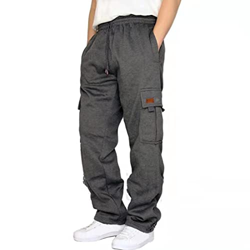 RTRDE Men's Pants Cargo Casual Joggers Loose Fit Trousers Athletic Pants with Pockets Pants, S-5XL4