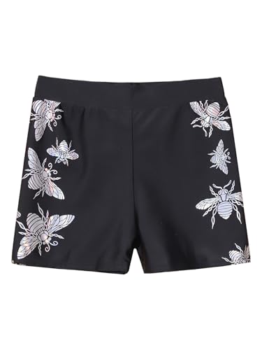 Kids Girls Swimming Bottom UPF50+ Boy Shorts Underwear Briefs Insects Printed Boxer Briefs Trunks4