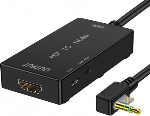 PSP�p HDMI�R���o�[�^�[2000/3000���f���Ή� �`�b�v�A�b�v�O���[�h�� HDTV����HDMI�ϊ��A�_�v�^�[ �𑜓x720p/1080p�ϊ��\ -�u���b�N