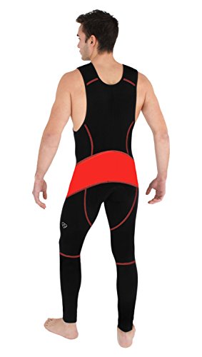 Pantaloni lunghi termici con bretelle invernali da...