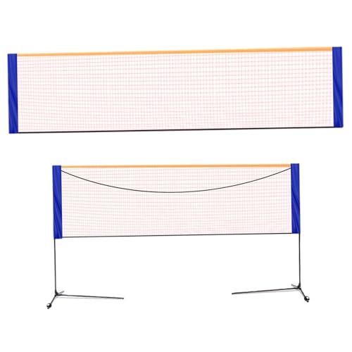 Filet de badminton uniquement bleu de 6,1 m pour cour et jardin