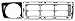 Garage-Pro Grille Assembly for Ford F-150 F-250 F-350 F-100 F-500 1976-1977 Left and Right Silver Fits Base Custom Northland Ranger Ranger Lariat & Ranger XLT Replaces# D6TZ8150A, D6TZ8151A
