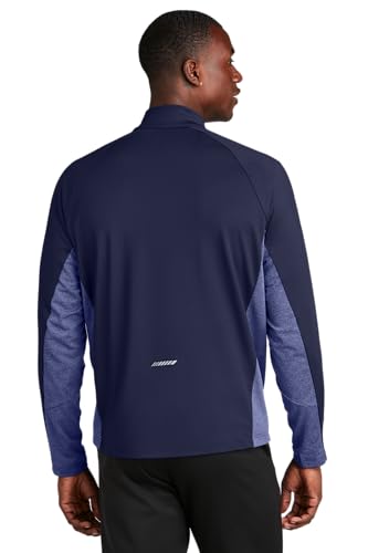 SPORT-TEK Unisex Sport-Wick Stretch Contrast Quarter Zip Pullover3