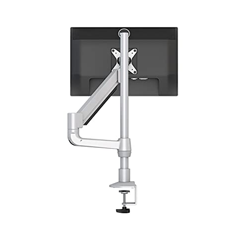 Soporte para Monitor de Escritorio Columna Tipo Resorte Mecánico Montura para Monitor Único Ajustable 17"-30" con Abrazadera y Montaje de Ojales, 700mm