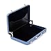 (Blau) Professionelle Mini-Koffer Design Brieftasche mit Visitenkartenhalter Aluminium Metall-Kartenetui für Reisen und Arbeit, für Männer & Frauen in mehreren Farben