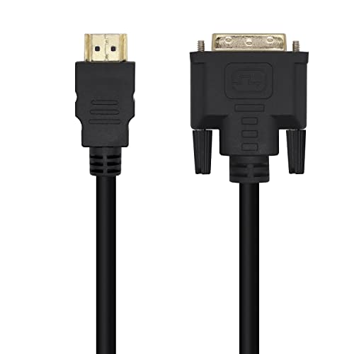 AISENS Cable DVI A HDMI. DVI 18+1/M-HDMI A/M. Negro. 3.0m