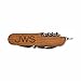 Personalized Knife Wooden 8-Function Multi-Tool Pocket Knife Custom Initials Laser Engraved Folding Knife, Birthday, Christmas Presents