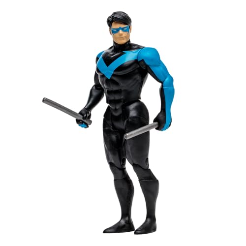 McFarlane Toys, DC Multiverse, 5-inch DC Super Powers Nightwing Action Figure with 5 points of articulations