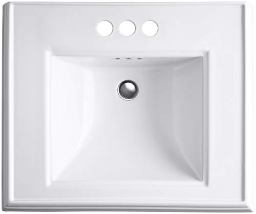 Kohler K-2238-4-0 Memoirs Pedestal Bathroom Sink With 4" Centers And Classic Design, White #TOP2