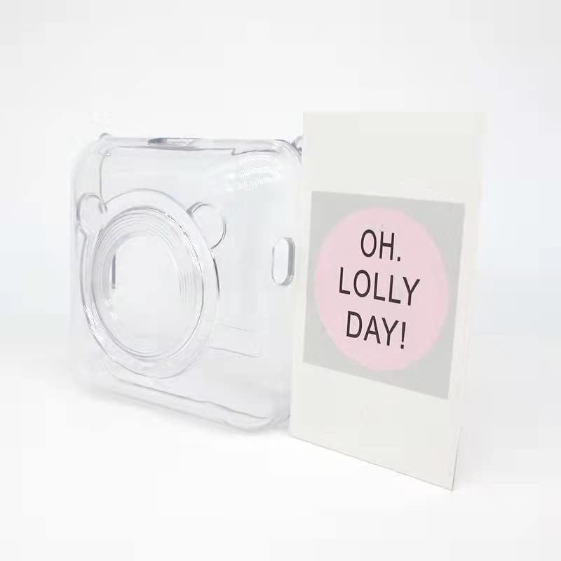 Clear Case for Aibecy GOOJPRT/MUNBYN PeriPage Mini Pocket Wireless BT Thermal Printer Picture Photo Label Memo Receipt Paper Printer (Clear Case)