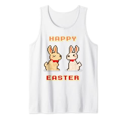 Video Gamer Easter Bunny Shirt Boy Girl Funny Easter Gaming Canotta