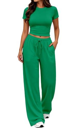 YIOIOIO Womens 2 Piece Summer Matching Set Lounge Oufit with Pockets