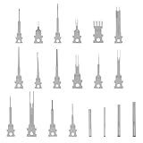 JRready JRconDRK00B20-01 Replacement Tips kits for AMP TE Molex Delphi JST Harting 4P Computer Power Connector Pin Removal Tool Kit Depinning Tools for Automotive and Electronics Repair
