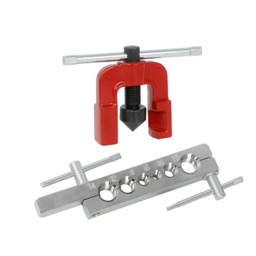 Ensemble d'outils coupe-tuyaux pour cuivre, aluminium et métal souple, outil d'évasement pour CVC, plomberie et réfrigération, capacité de 0,9 à 2,8 cm