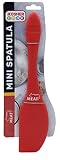 Meat Red Silicone Mini Spatula – Heavy Duty, High Grade Silicone for Cooking and Baking – Ergonomic Handle and Comfortable Grip - Color Coded Kitchen Tools - The Kosher Cook