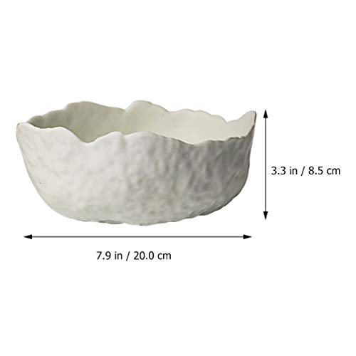 HEMOTON Tigelas de sopa de cereais de cerâmica, tigelas de mistura de cereais, macarrão, aperitivos,
