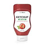 GymBeam Kétchup con Stevia bajo en calorías y azúcar, sin grasa, sabor a tomate, 470 g